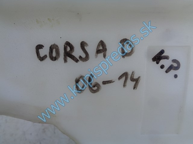 nádržka na ostrekovače na opel corsu D, 56702892